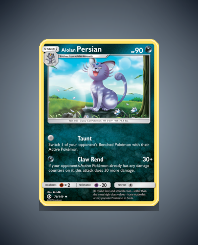 Collector’s Guide: Alolan Persian (Sun Moon #79)