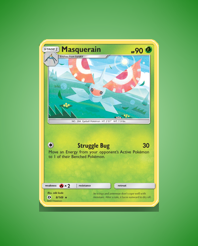 Collector’s Guide: Masquerain (Sun Moon #8)