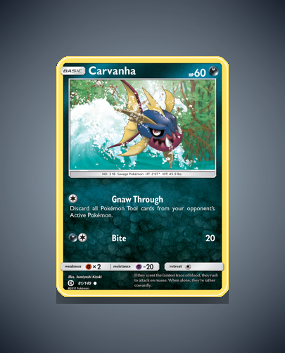 Collector’s Guide: Carvanha (Sun Moon #81)