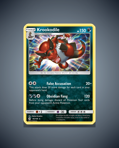 Collector’s Guide: Krookodile (Sun Moon #85)