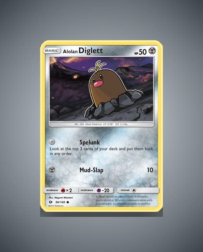 Collector’s Guide: Alolan Diglett (Sun Moon #86)