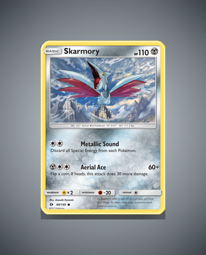 Collector’s Guide: Skarmory (Sun Moon #88)