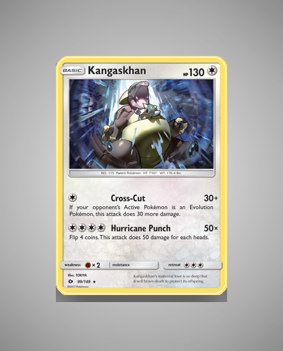 Collector’s Guide: Kangaskhan (Sun Moon #99)