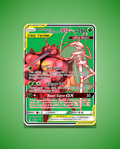 Collector’s Guide: Pheromosa & Buzzwole-GX (Unbroken Bonds #191)