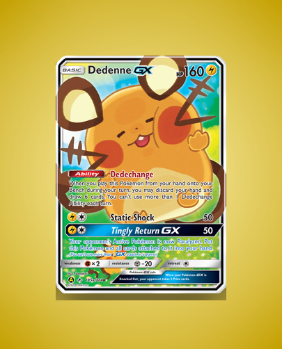 Collector’s Guide: Dedenne-GX (Unbroken Bonds #195a)