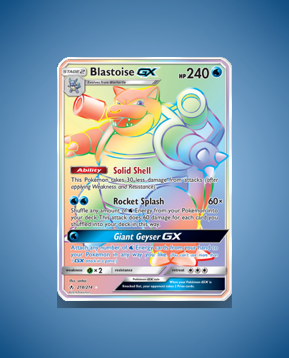 Collector’s Guide: Blastoise-GX (Unbroken Bonds #218)