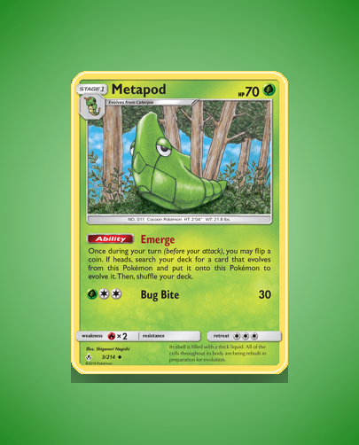 Collector’s Guide: Metapod (Unbroken Bonds #3)