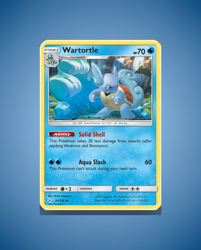 Collector’s Guide: Wartortle (Unbroken Bonds #34)