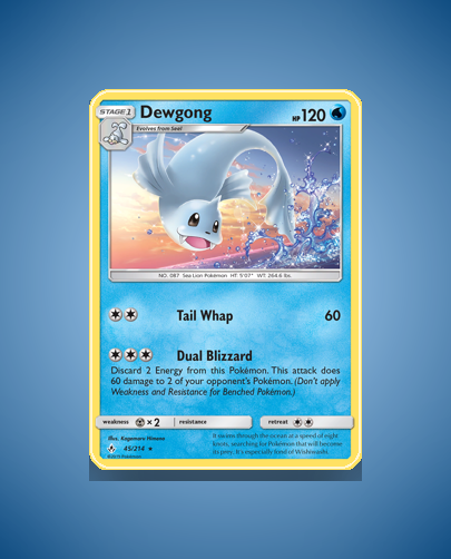 Collector’s Guide: Dewgong (Unbroken Bonds #45)
