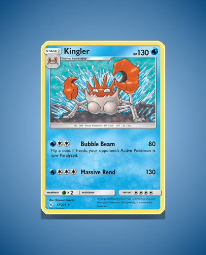 Collector’s Guide: Kingler (Unbroken Bonds #47)