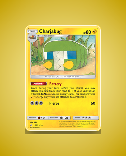 Collector’s Guide: Charjabug (Unbroken Bonds #58)