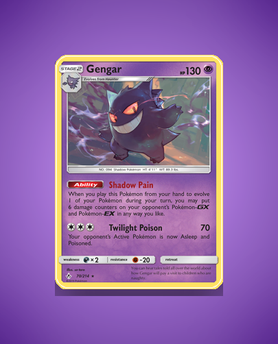Collector’s Guide: Gengar (Unbroken Bonds #70)