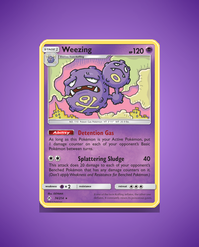 Collector’s Guide: Weezing (Unbroken Bonds #74)