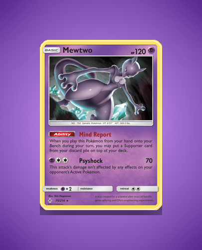Collector’s Guide: Mewtwo (Unbroken Bonds #75)