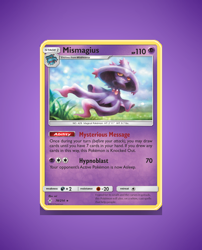 Collector’s Guide: Mismagius (Unbroken Bonds #78)