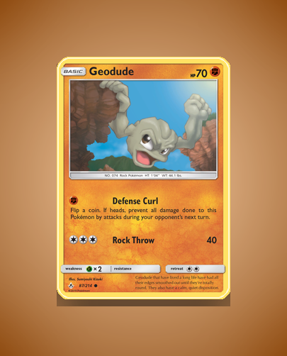 Collector’s Guide: Geodude (Unbroken Bonds #87)