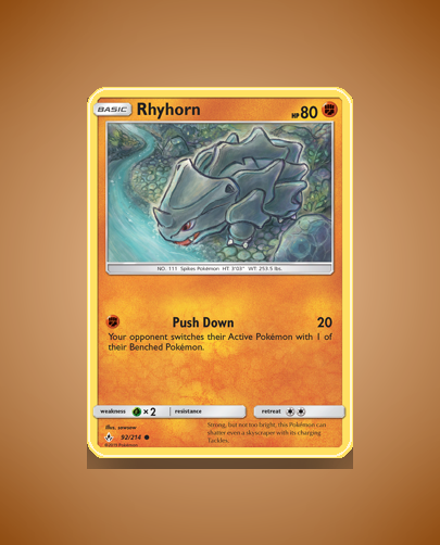 Collector’s Guide: Rhyhorn (Unbroken Bonds #92)