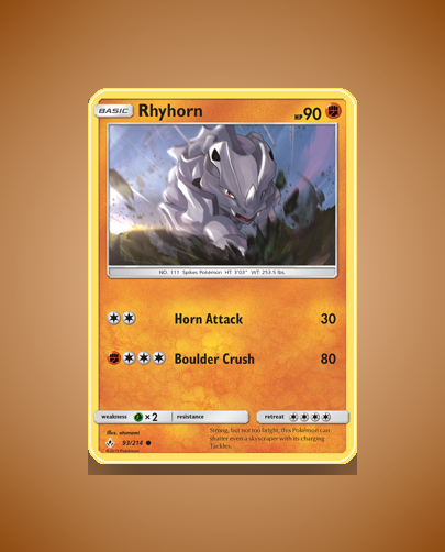 Collector’s Guide: Rhyhorn (Unbroken Bonds #93)