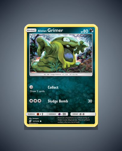 Collector’s Guide: Alolan Grimer (Unified Minds #127)