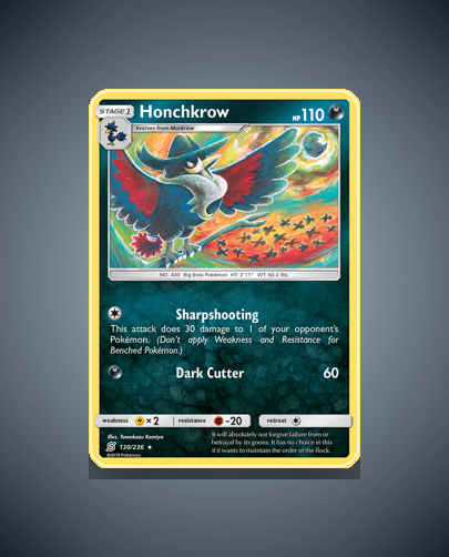 Collector’s Guide: Honchkrow (Unified Minds #130)