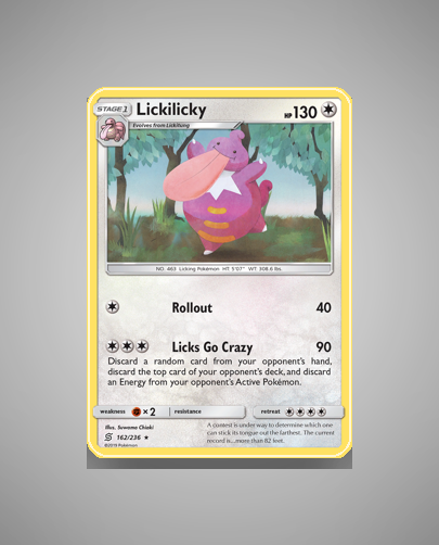Collector’s Guide: Lickilicky (Unified Minds #162)