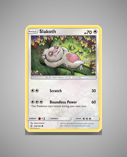 Collector’s Guide: Slakoth (Unified Minds #168)