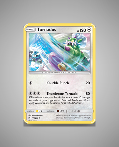 Collector’s Guide: Tornadus (Unified Minds #178)