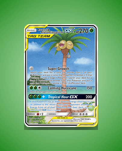 Collector’s Guide: Rowlet & Alolan Exeggutor-GX (Unified Minds #215)