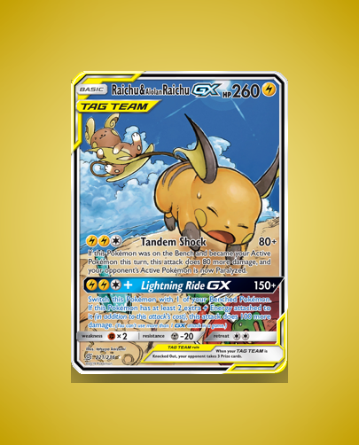 Collector’s Guide: Raichu & Alolan Raichu-GX (Unified Minds #221)