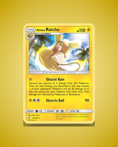 Collector’s Guide: Alolan Raichu (Unified Minds #57)