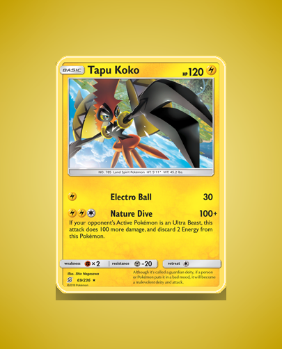 Collector’s Guide: Tapu Koko (Unified Minds #69)