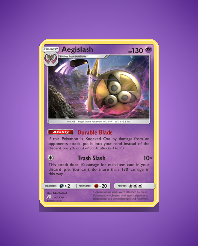 Collector’s Guide: Aegislash (Unified Minds #95)