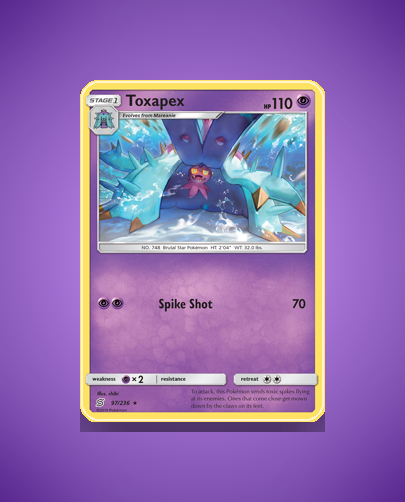 Collector’s Guide: Toxapex (Unified Minds #97)