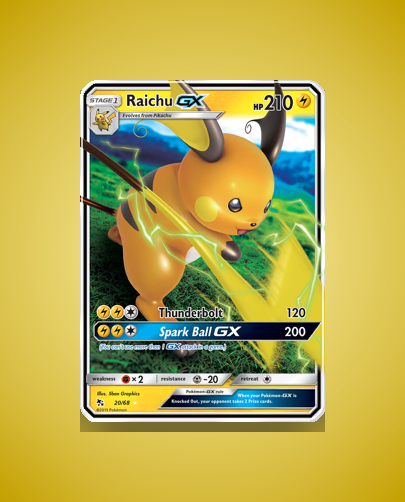Collector’s Guide: Raichu-GX (Hidden Fates #20)