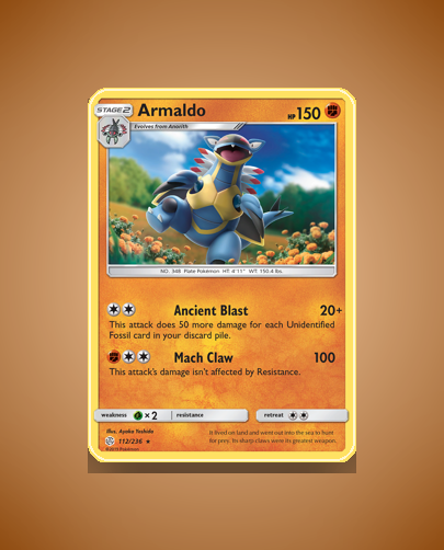 Collector’s Guide: Armaldo (Cosmic Eclipse #112)