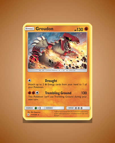 Collector’s Guide: Groudon (Cosmic Eclipse #113)
