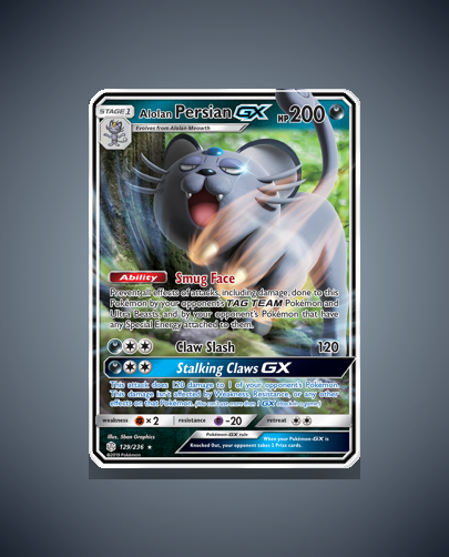 Collector’s Guide: Alolan Persian-GX (Cosmic Eclipse #129)