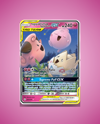 Collector’s Guide: Togepi & Cleffa & Igglybuff-GX (Cosmic Eclipse #143)