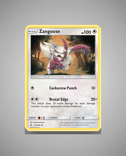 Collector’s Guide: Zangoose (Cosmic Eclipse #173)