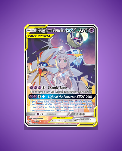 Collector’s Guide: Solgaleo & Lunala-GX (Cosmic Eclipse #216)
