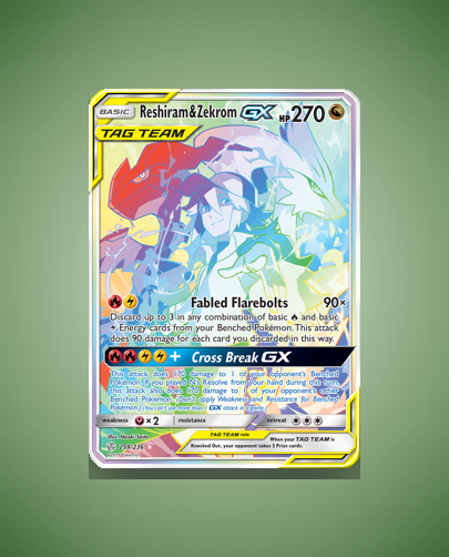 Collector’s Guide: Reshiram & Zekrom-GX (Cosmic Eclipse #259)