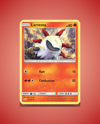 Collector’s Guide: Larvesta (Cosmic Eclipse #34)