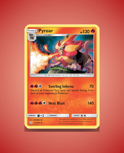 Collector’s Guide: Pyroar (Cosmic Eclipse #37)