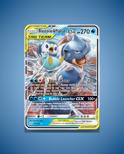 Collector’s Guide: Blastoise & Piplup-GX (Cosmic Eclipse #38)