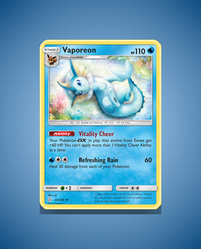Collector’s Guide: Vaporeon (Cosmic Eclipse #42)