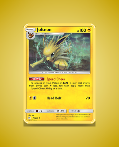 Collector’s Guide: Jolteon (Cosmic Eclipse #70)
