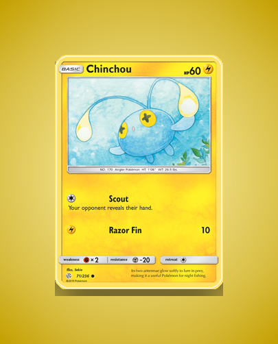 Collector’s Guide: Chinchou (Cosmic Eclipse #71)