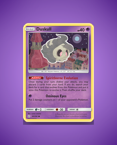Collector’s Guide: Duskull (Cosmic Eclipse #83)