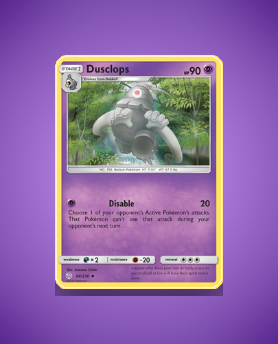 Collector’s Guide: Dusclops (Cosmic Eclipse #84)