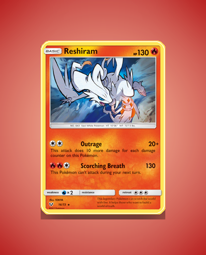 Collector’s Guide: Reshiram (Shining Legends #14)